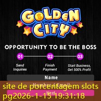 site de porcentagem slots pg